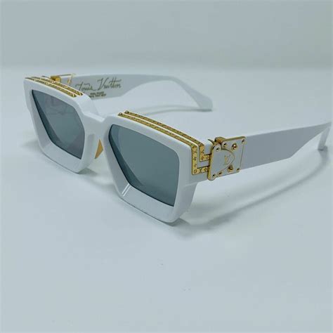 white louis vuitton millionaire sunglasses|Louis Vuitton millionaire sunglasses size.